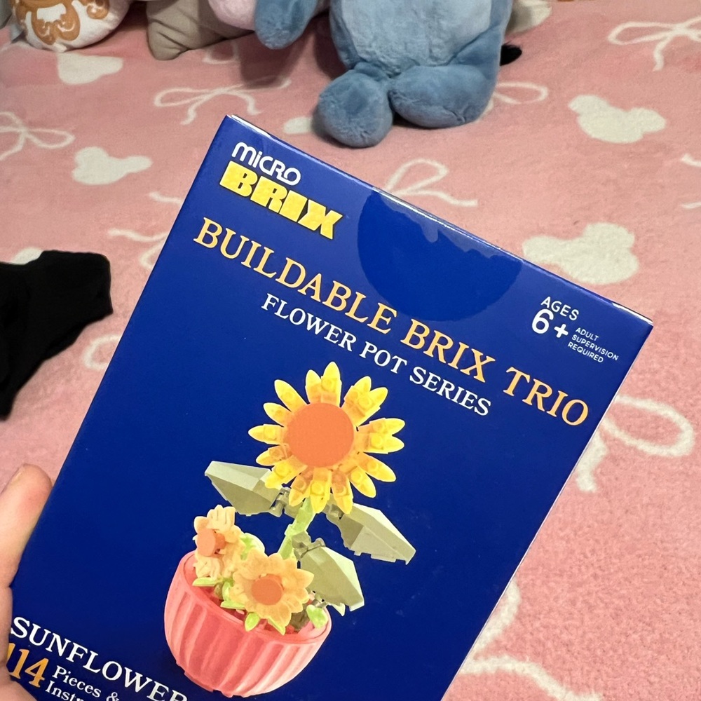Micro Brix Buildable Brix Trio- Flower Pot - Picture 3 of 3